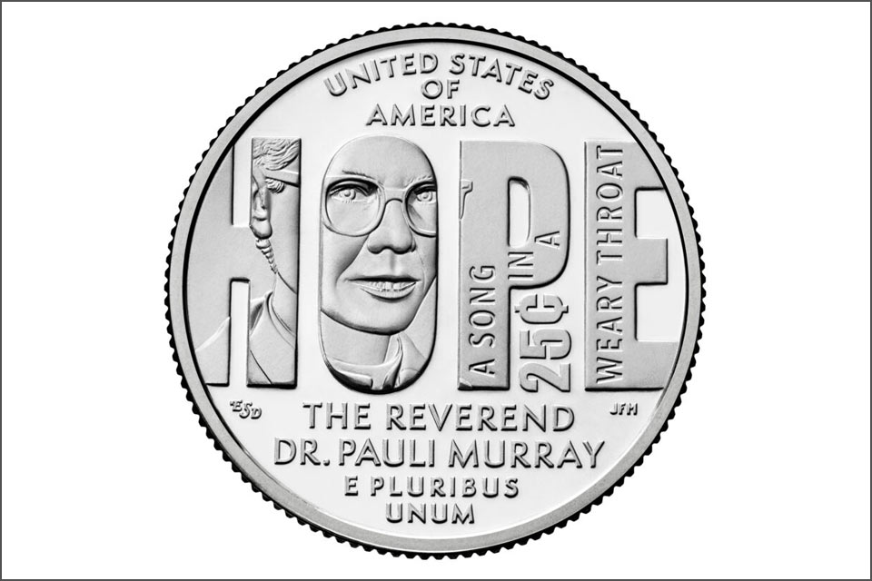 Pauli Murray on the quarter