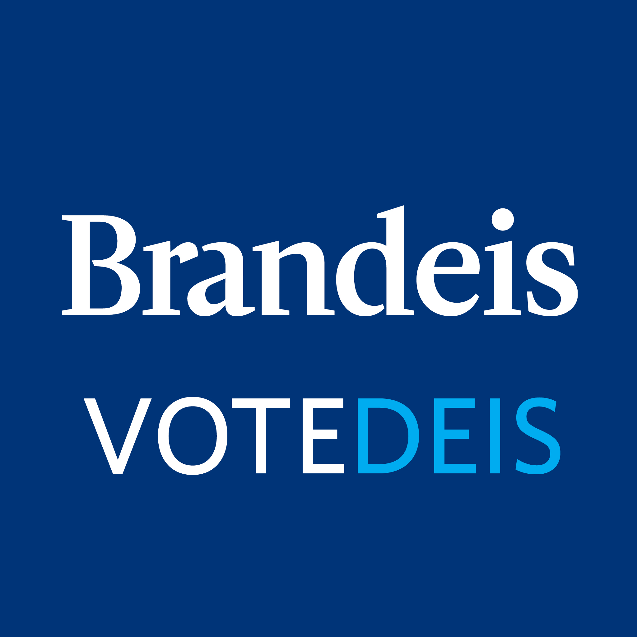 Brandeis VoteDeis logo