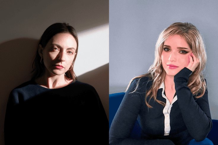 Hannah Altman (l), Miriam Anzovin (r)