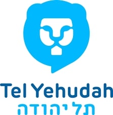 Camp Tel Yehudah logo - lion with the words Tel Yehudah in Hebrew and English