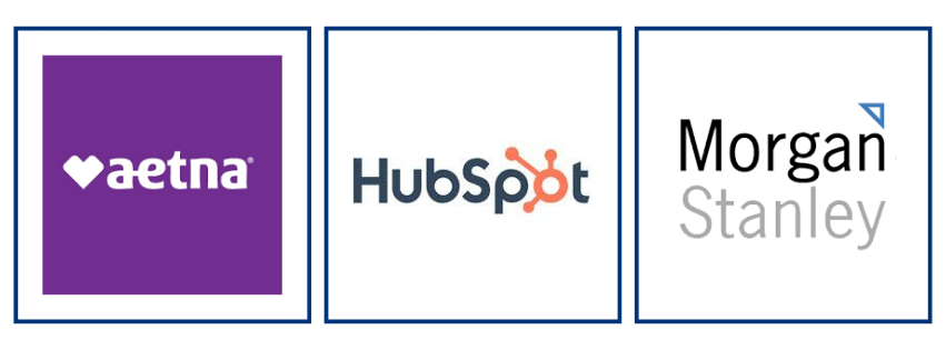 Hubspot, Morgan Stanley, Aetna Health