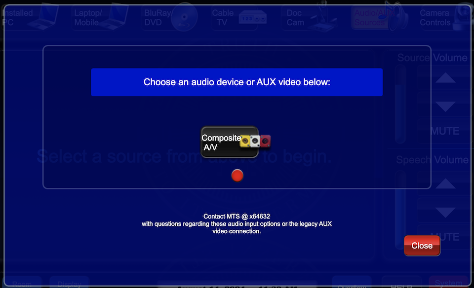 aux video inputs page