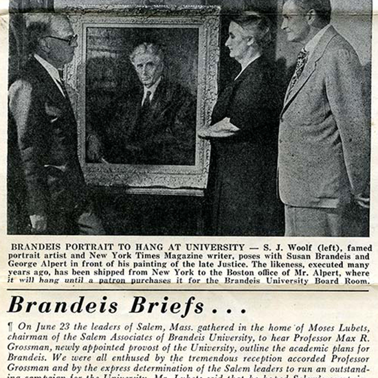 Louis Brandeis Passes Away