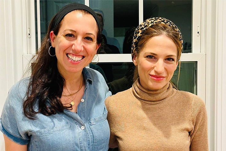Ziva Hassenfeld posing with Hadar Fisher