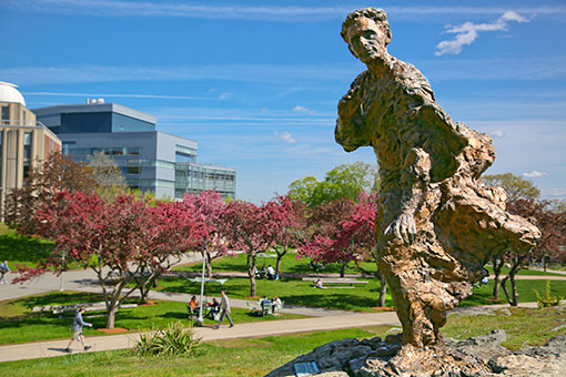 image of Brandeis statue