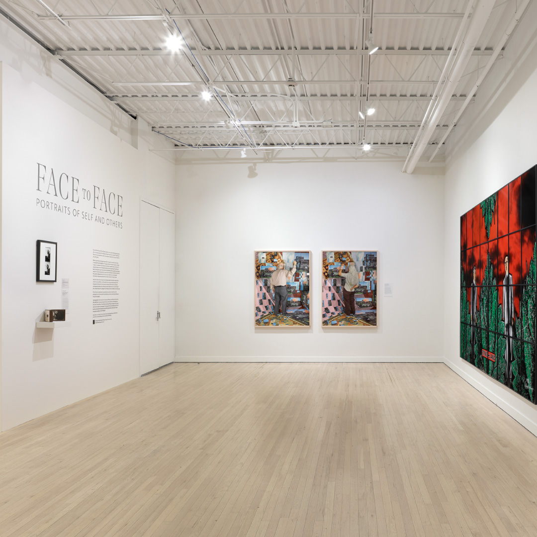 Installation view of "Face to Face"