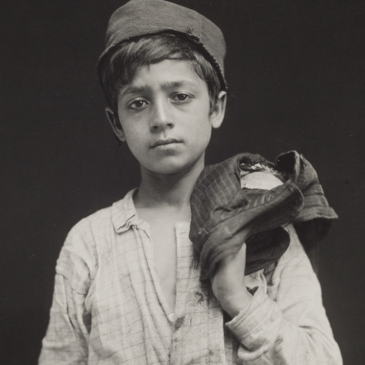 A young boy from the 1900s.