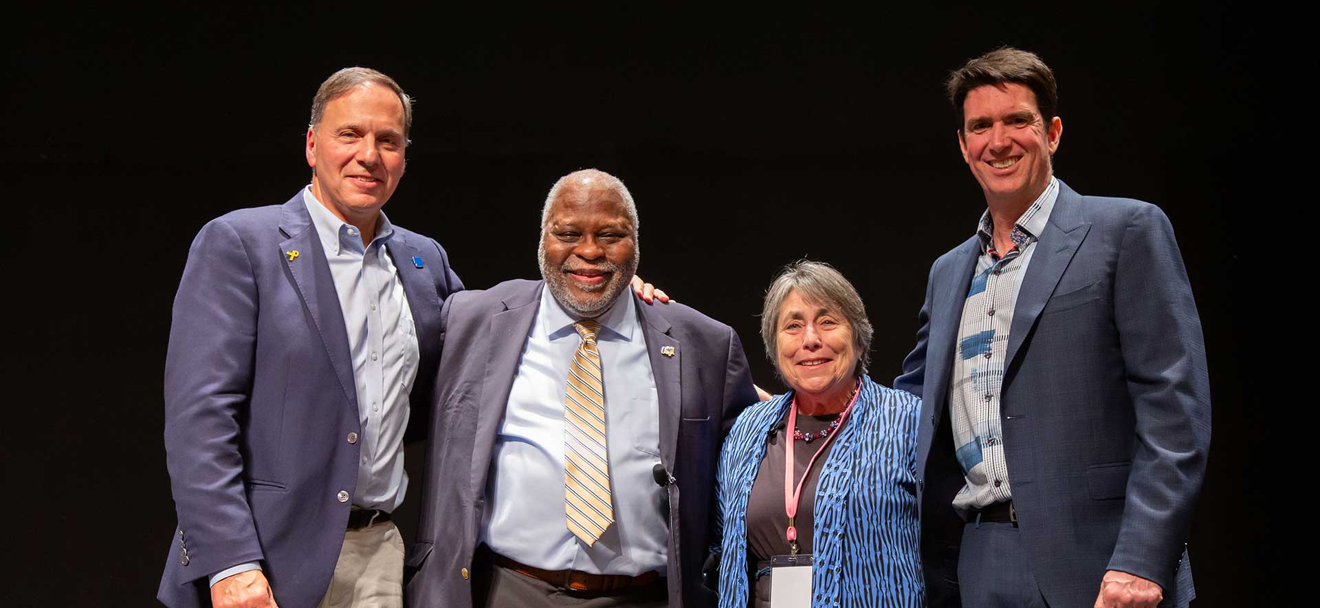 Ron Liebowitz, Leroy Ashwood, Martha Kanter, and Adam Cheyer